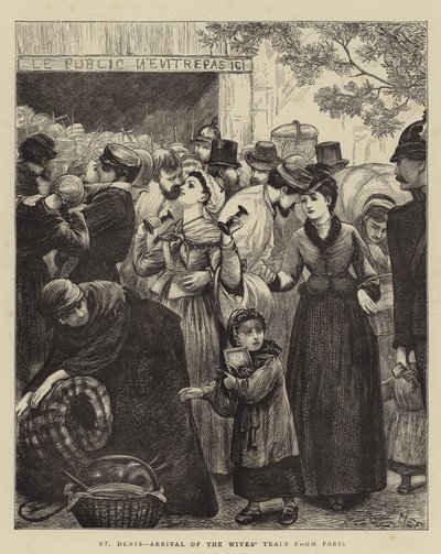 Saint Denis, Arrivée du Train des Épouses de Paris - Mary Ellen Edwards